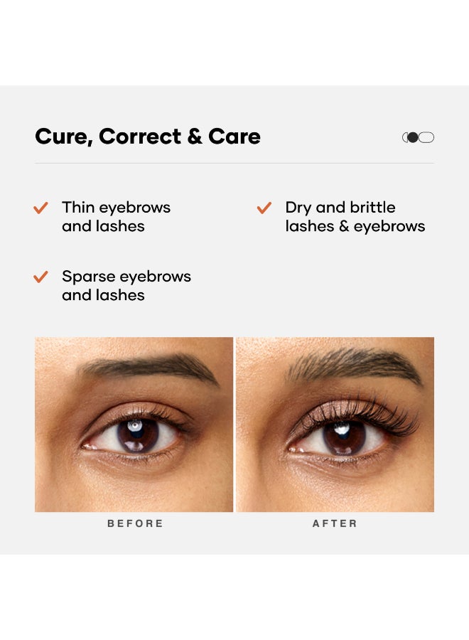 Cureskin Eye Brow & Lash Oil | Nourishes and Strengthens (7 ml) | Eyelash Growth Serum | Lash Serum for Eyelash Growth - Image 5